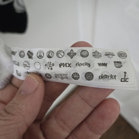 NBA All Star Game Teams Hoodie Mens Size Large Basketball Black White Logo - Picture 4 of 7